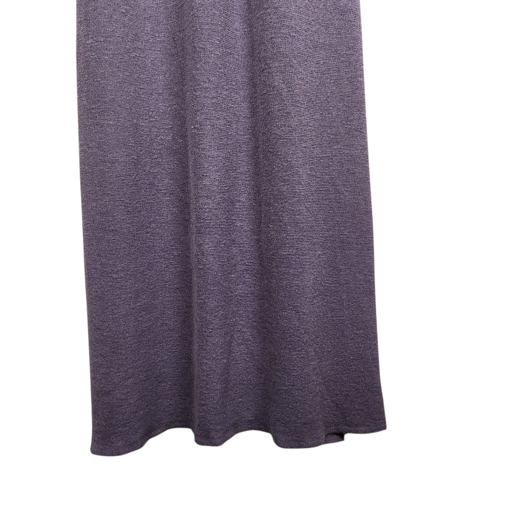 Double D Ranch Linen Blend Knit Heather Purple Plum Maxi Dress Womens Size M - Picture 6 of 8